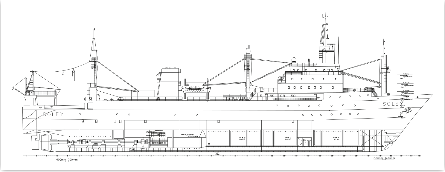 Vessel drawing